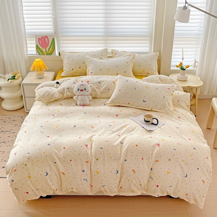 91家纺网 家纺一手货源 找家纺 （总）贝扬思家纺 2025新款亲肤棉印花四件套系列