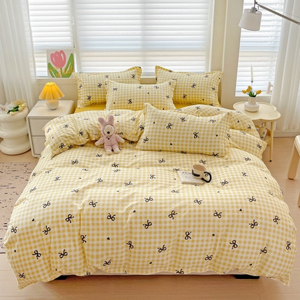 91家纺网 家纺一手货源 找家纺 （总）贝扬思家纺 2025新款亲肤棉印花四件套系列