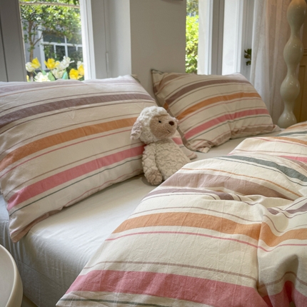 91家纺网 家纺一手货源 找家纺 （总）2024新款软糯亲肤云朵棉无印风水洗棉三件套四件套单品系列