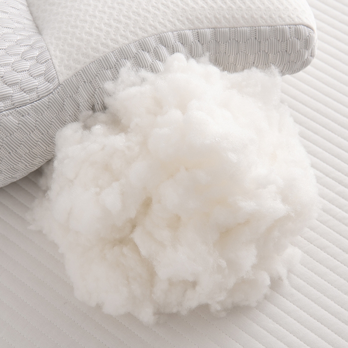 91家纺网 家纺一手货源 找家纺 爱来伊家 2024新款冰豆豆夏季枕芯反牵引枕48*74cm 牵引枕-灰