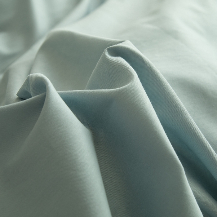 91家纺网 家纺一手货源 找家纺 2025新款A类全棉抗菌13372床裙系列全棉床裙四件套 浅兰