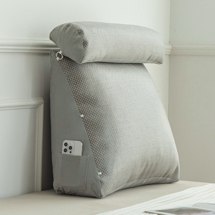 91家纺网 家纺一手货源 找家纺 （总）爱妮灵蚊帐 2024新款冰丝藤席床头靠垫软包夏天床上靠背靠枕宿舍枕头护腰孕妇枕