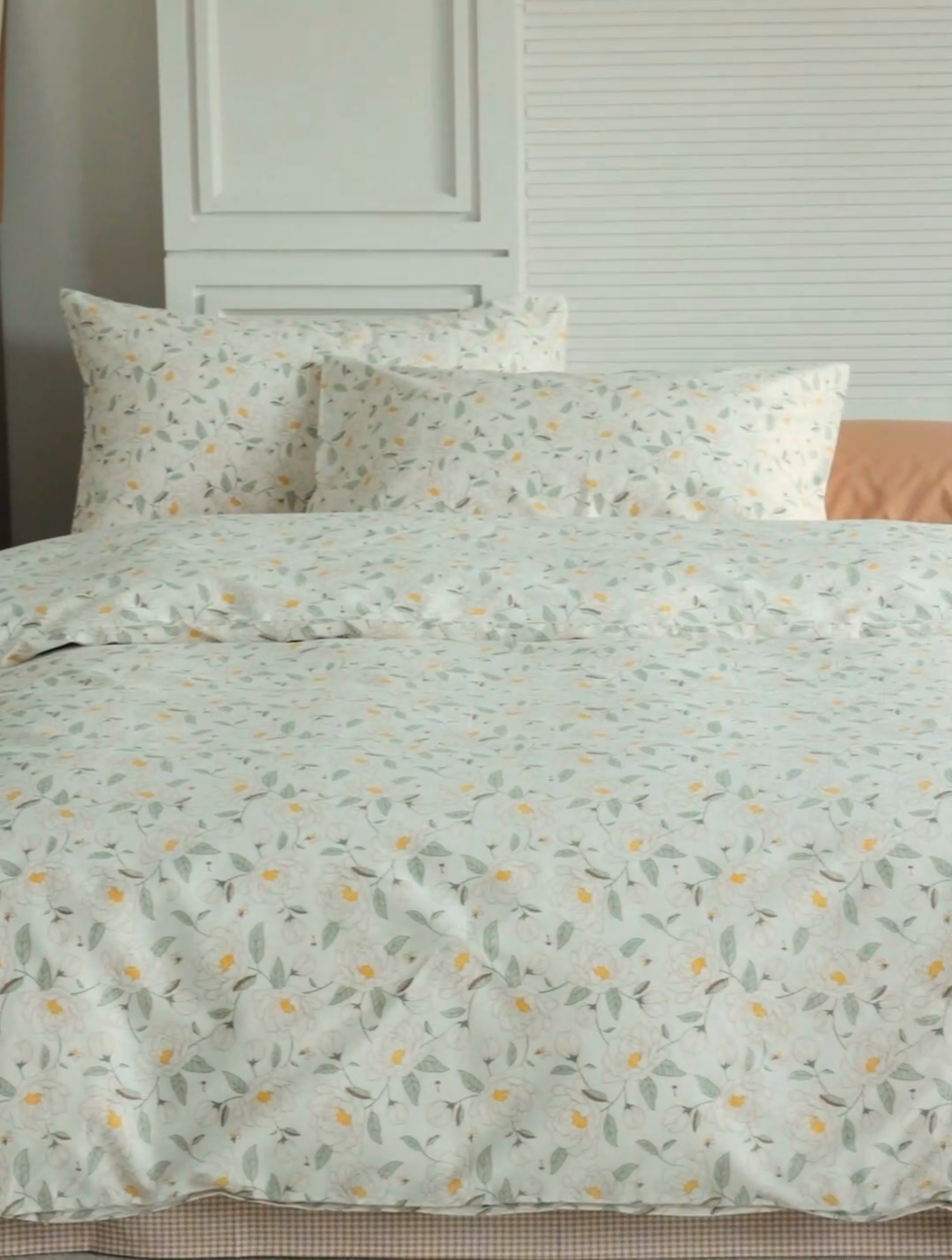 91家纺网 家纺一手货源 找家纺 棉眠 2024新款40支AB版全棉印花四件套 姑苏