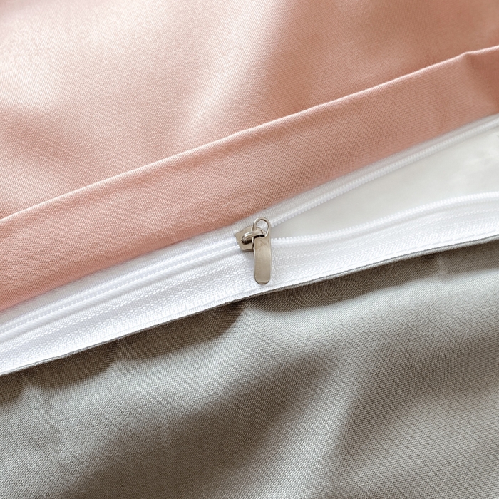 91家纺网 家纺一手货源 找家纺 米瑞娜 2024新款纯色双拼亲肤磨毛水洗棉四件套 黛莎