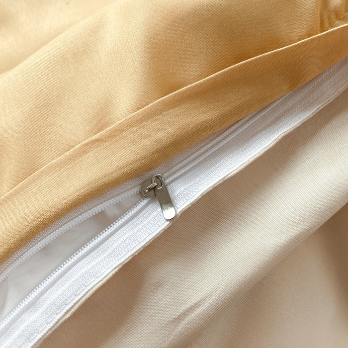 91家纺网 家纺一手货源 找家纺 米瑞娜 2024新款纯色双拼亲肤磨毛水洗棉四件套 碳烤起司