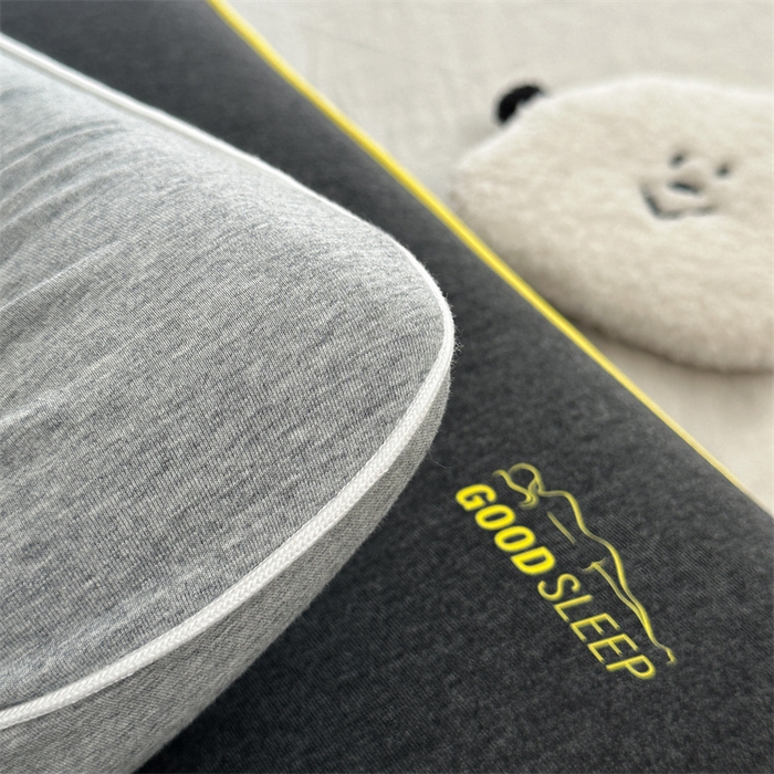 91家纺网 家纺一手货源 找家纺 伟邦枕芯 2024新款高端生物基儿童0压记忆枕枕头枕芯 灰色低款50×30cm/只