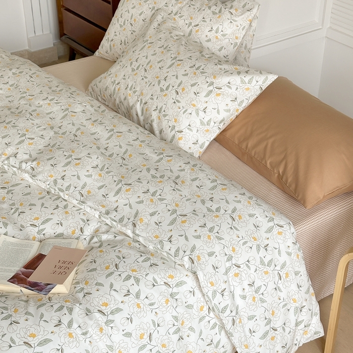 91家纺网 家纺一手货源 找家纺 棉眠 2024新款40支AB版全棉印花四件套 姑苏