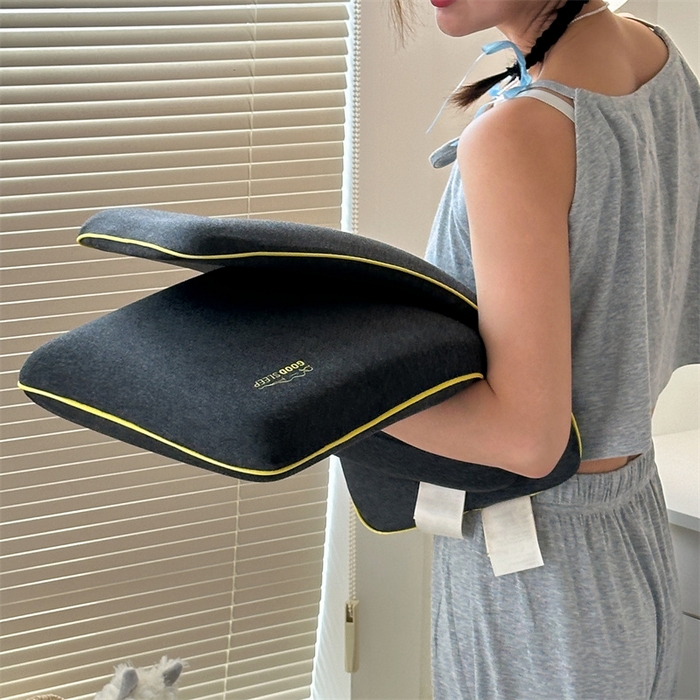 91家纺网 家纺一手货源 找家纺 伟邦枕芯 2024新款高端生物基儿童0压记忆枕枕头枕芯 黑色高款50×30cm/只