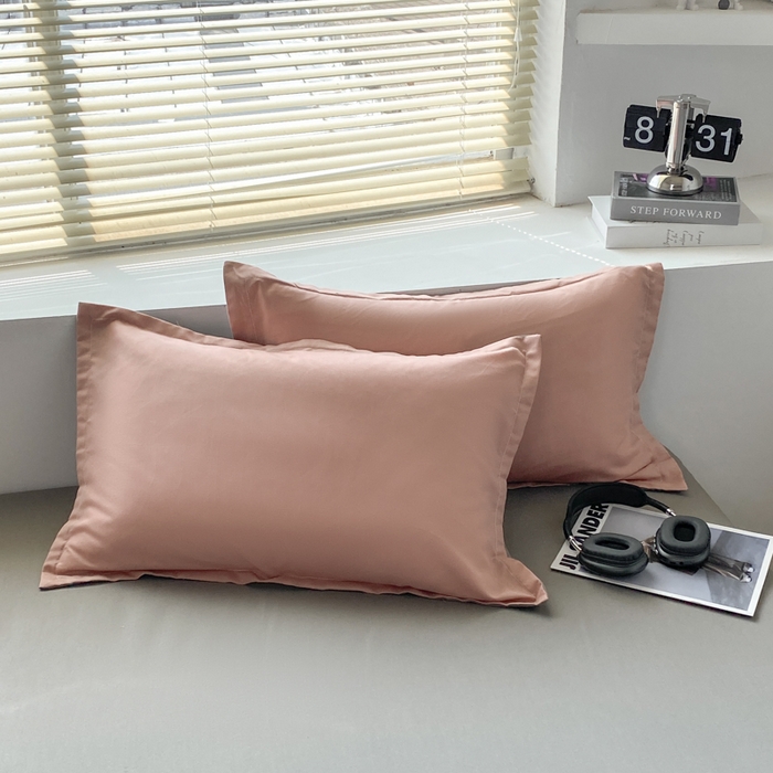 91家纺网 家纺一手货源 找家纺 米瑞娜 2024新款纯色双拼亲肤磨毛水洗棉四件套 黛莎