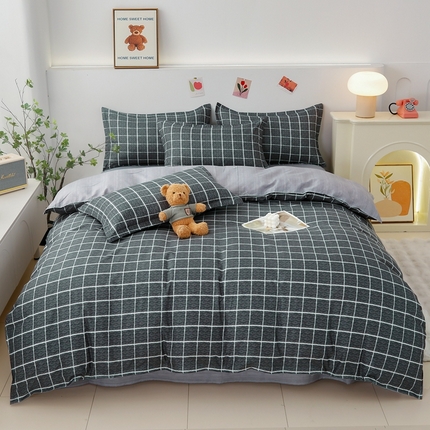 91家纺网 家纺一手货源 找家纺 (总) 曼璐家纺 2025新款芦荟棉床单款四件套