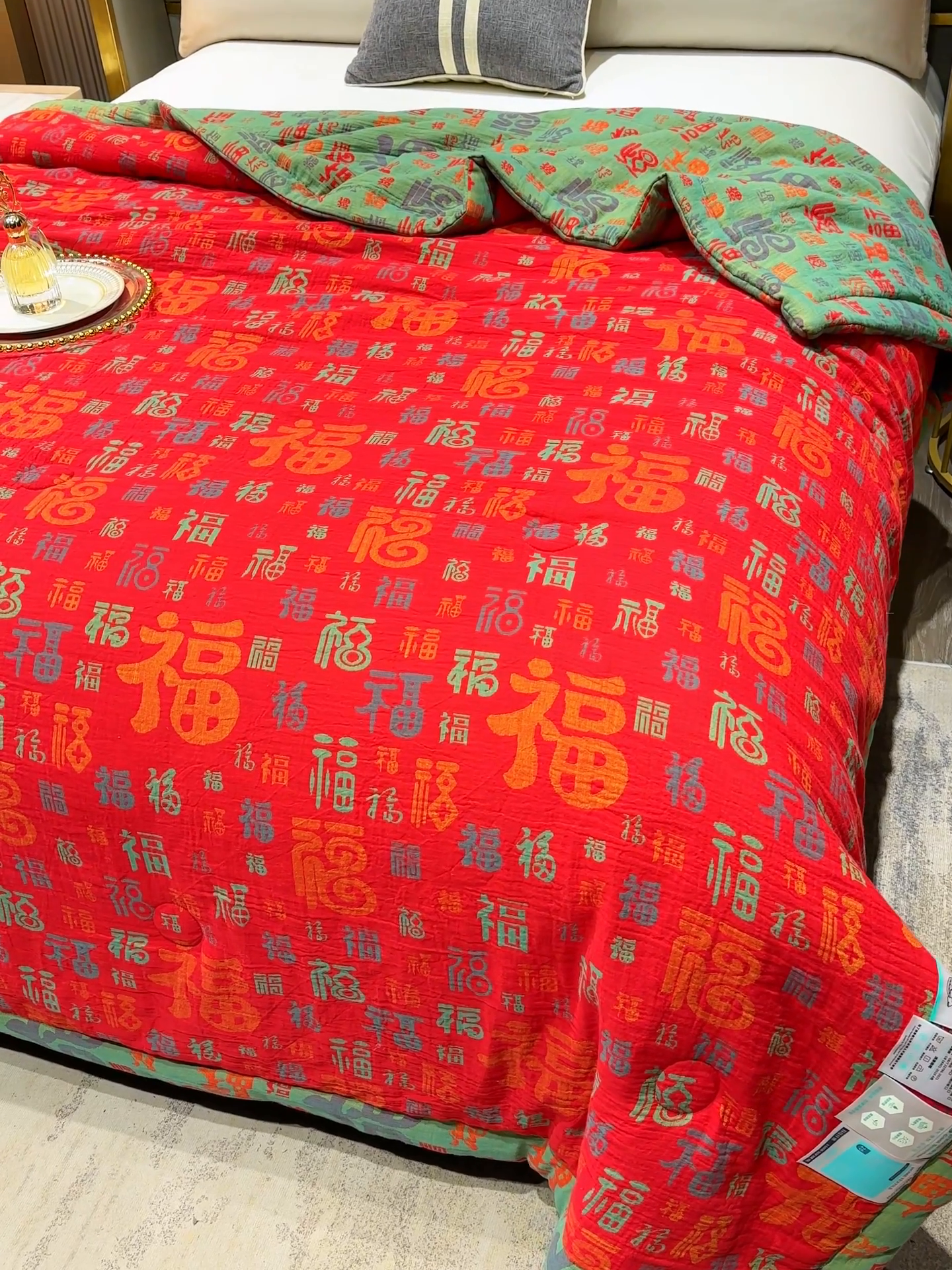 91家纺网 家纺一手货源 找家纺 （总）爱宝被业  2025新款磨毛双层纱夏被