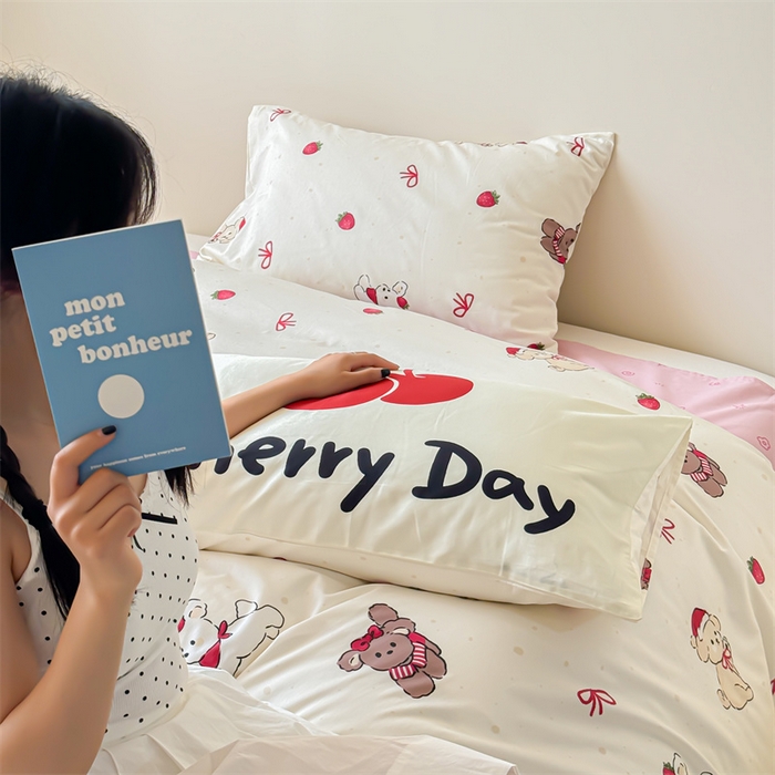 91家纺网 家纺一手货源 找家纺 （总）窝米 2024新款全棉13370超现实主义经典卡通系列四件套