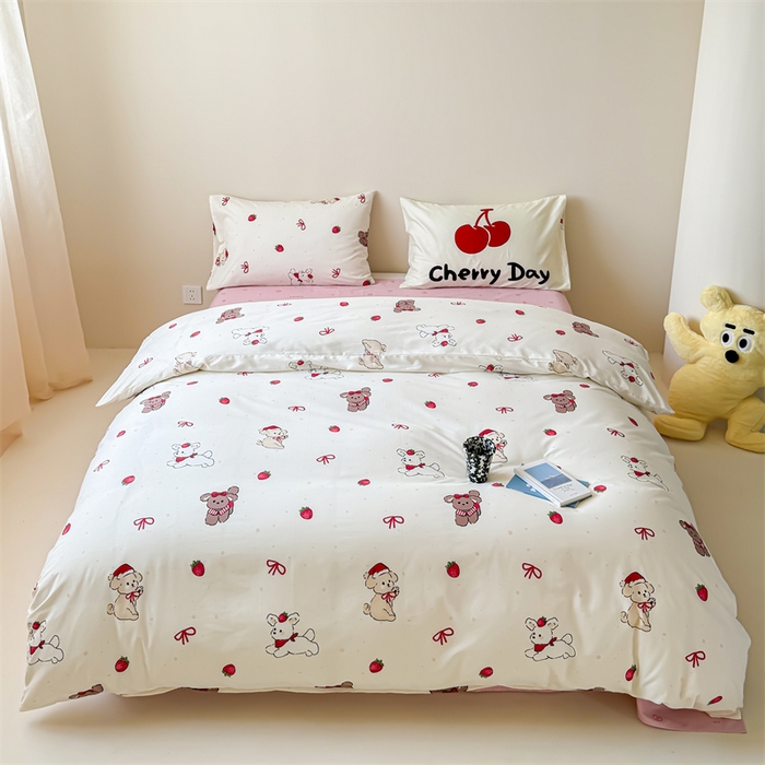 91家纺网 家纺一手货源 找家纺 （总）窝米 2024新款全棉13370超现实主义经典卡通系列四件套