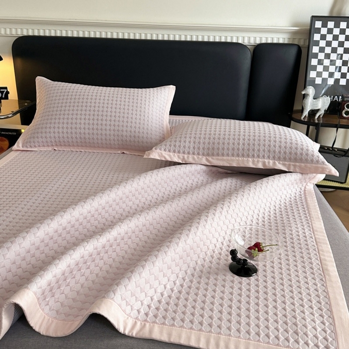 91家纺网 家纺一手货源 找家纺 （总）凉百百 2024新款凉豆豆夏季凉席三件套凌豆豆款机洗水洗凉感席