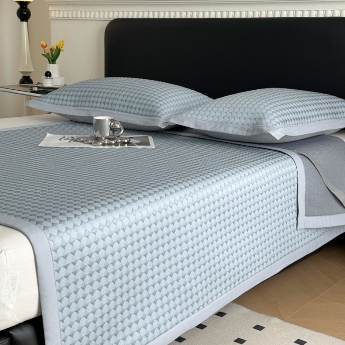 91家纺网 家纺一手货源 找家纺 （总）凉百百 2024新款凉豆豆夏季凉席三件套凌豆豆款机洗水洗凉感席