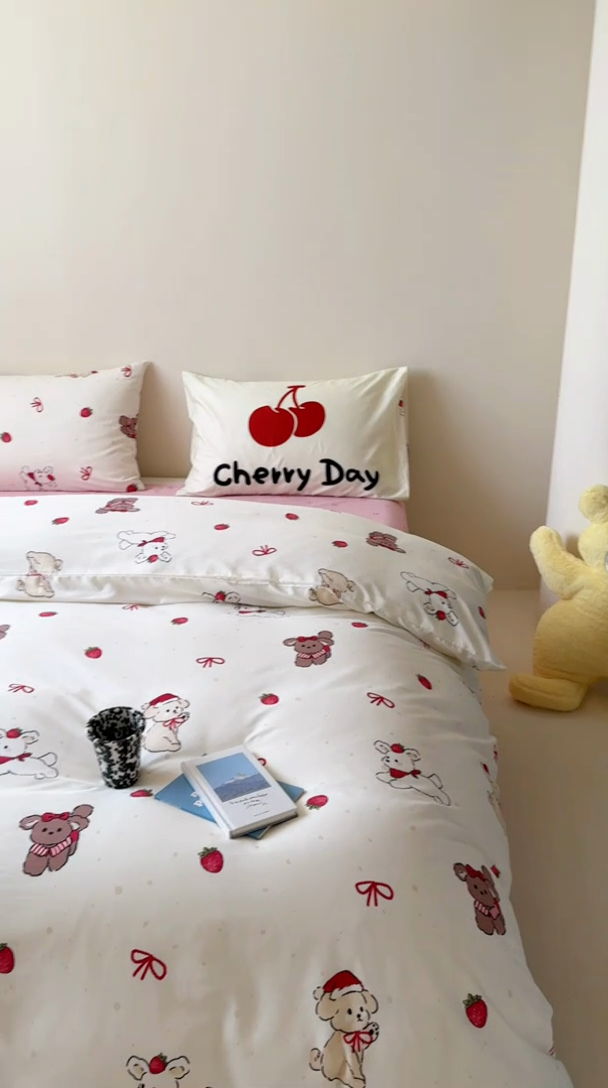 91家纺网 家纺一手货源 找家纺 （总）窝米 2024新款全棉13370超现实主义经典卡通系列四件套