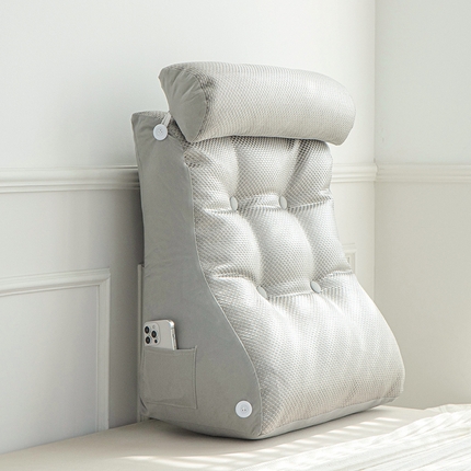 91家纺网 家纺一手货源 找家纺 （总）爱妮灵蚊帐 2024新款冰丝藤席床头靠垫软包夏天床上靠背靠枕宿舍枕头护腰孕妇枕