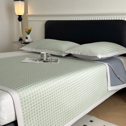 91家纺网 家纺一手货源 找家纺 （总）凉百百 2024新款凉豆豆夏季凉席三件套凌豆豆款机洗水洗凉感席