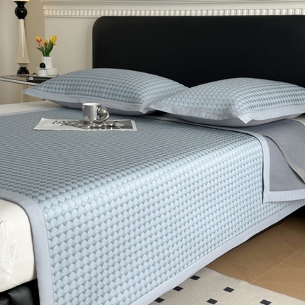 91家纺网 家纺一手货源 找家纺 （总）凉百百 2024新款凉豆豆夏季凉席三件套凌豆豆款机洗水洗凉感席