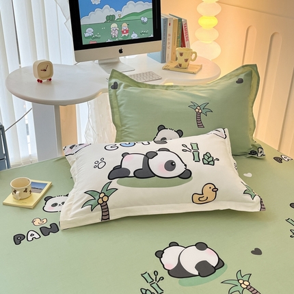 91家纺网 家纺一手货源 找家纺 （总）莱通家纺  2024新款12868印花四件套系列-单枕套