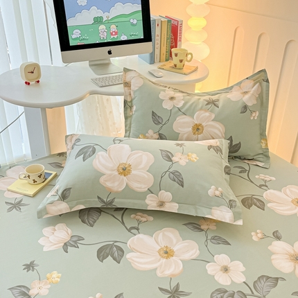 91家纺网 家纺一手货源 找家纺 （总）莱通家纺  2024新款12868印花四件套系列-单枕套