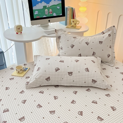 91家纺网 家纺一手货源 找家纺 （总）莱通家纺  2024新款12868印花四件套系列-单枕套