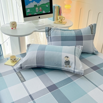 91家纺网 家纺一手货源 找家纺 （总）莱通家纺  2024新款12868印花四件套系列-单枕套