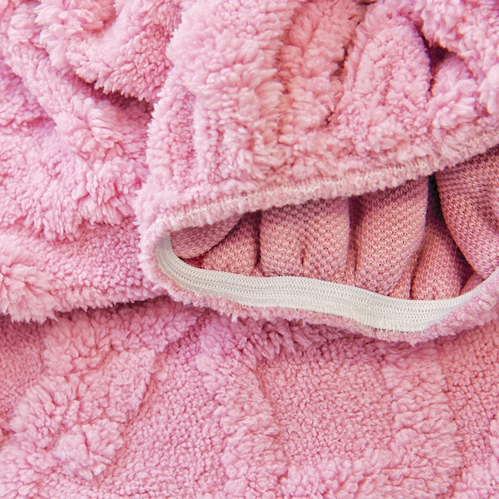 91家纺网 家纺一手货源 找家纺 启博家纺 2024新款白胖子雪梨椅提花绒沙发套 桃粉