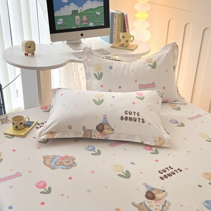 91家纺网 家纺一手货源 找家纺 （总）莱通家纺  2024新款12868印花四件套系列-单枕套