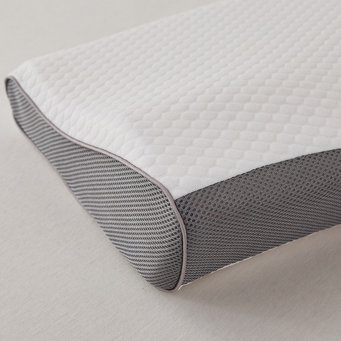 91家纺网 家纺一手货源 找家纺 （总）沃兰国际 2024新款针织布蝶形天然乳胶枕35*60*8/12cm