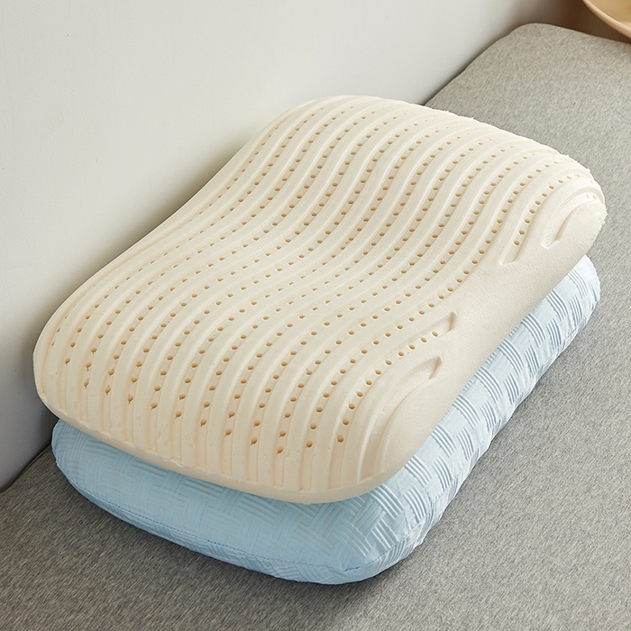 91家纺网 家纺一手货源 找家纺 （总）沃兰国际 2024新款华夫格乳胶蛋糕枕枕头枕芯60*38*11