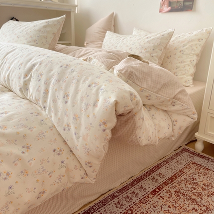 91家纺网 家纺一手货源 找家纺 （总）希文家纺 2024新款全棉13372繁花系列四件套