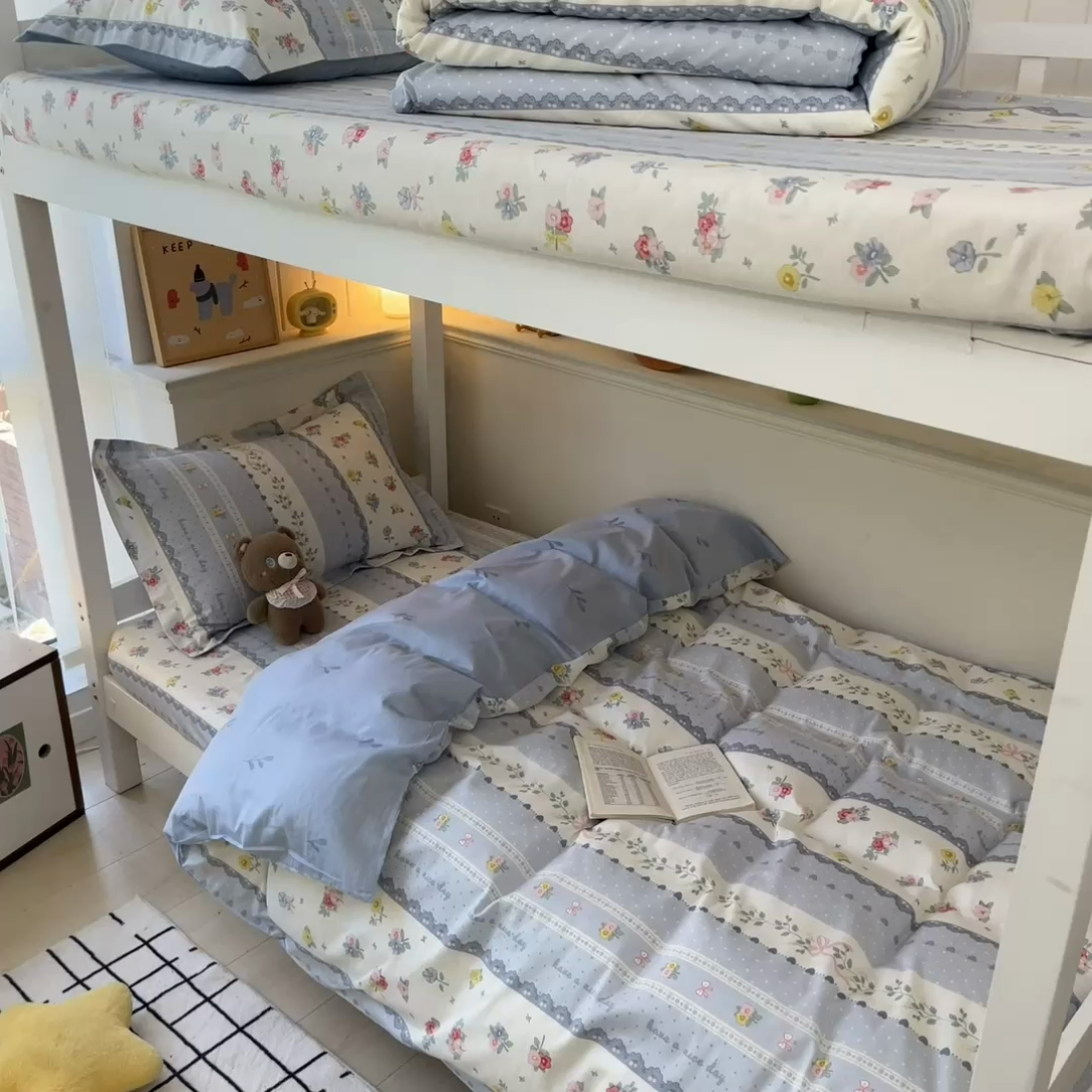 91家纺网 家纺一手货源 找家纺 莱通家纺 2024新款12868印花学生宿舍套件 盛夏