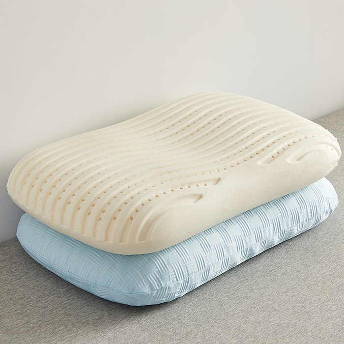 91家纺网 家纺一手货源 找家纺 （总）沃兰国际 2024新款华夫格乳胶蛋糕枕枕头枕芯60*38*11