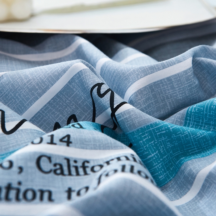 91家纺网 家纺一手货源 找家纺 恩泽 2024新款ins风全棉单品床单皇家学院 灰