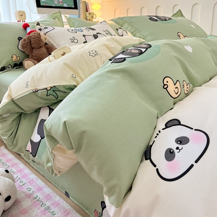 91家纺网 家纺一手货源 找家纺 （总）莱通家纺 2024新款12868印花系列单被套