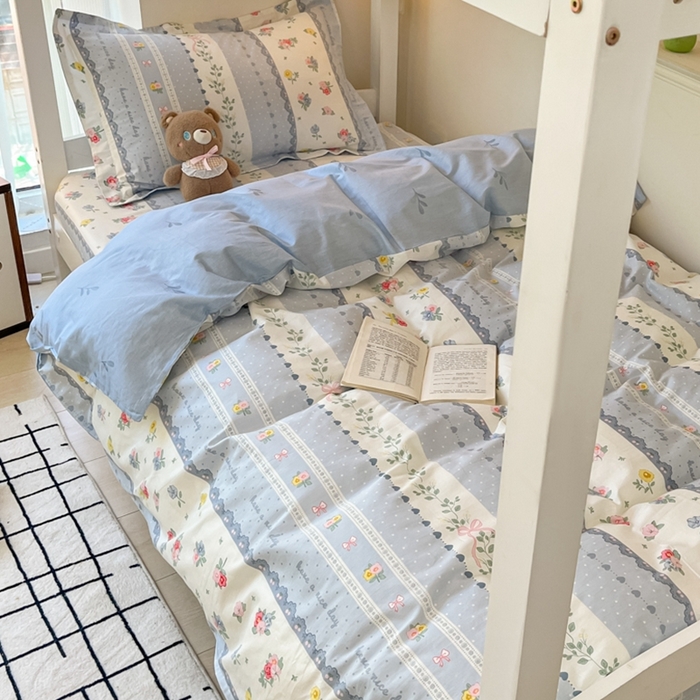 91家纺网 家纺一手货源 找家纺 莱通家纺 2024新款12868印花学生宿舍套件 盛夏