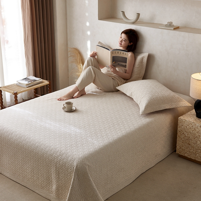 91家纺网 家纺一手货源 找家纺 （总）2024新款天丝麻床盖三件套