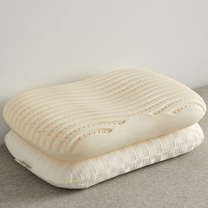 91家纺网 家纺一手货源 找家纺 沃兰国际 2024新款华夫格乳胶蛋糕枕枕头枕芯60*38*11 雅致白