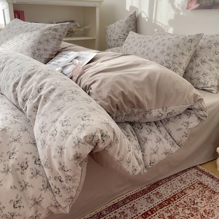 91家纺网 家纺一手货源 找家纺 （总）希文家纺 2024新款全棉13372繁花系列四件套