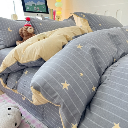 91家纺网 家纺一手货源 找家纺 （总）莱通家纺 2024新款12868印花系列单被套