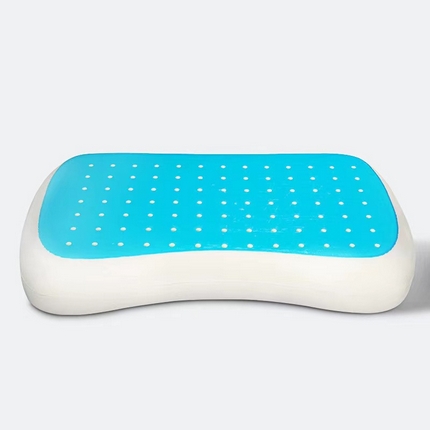 （总）芯丝路枕业 凉感涂层零压力深睡眠记忆棉枕芯慢回弹枕头枕芯