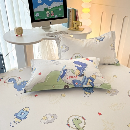 91家纺网 家纺一手货源 找家纺 （总）莱通家纺  2024新款12868印花四件套系列-单枕套