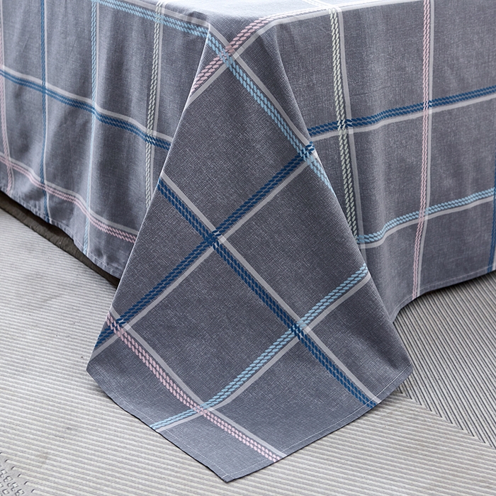 91家纺网 家纺一手货源 找家纺 恩泽 2024新款ins风全棉单品床单玛格丽