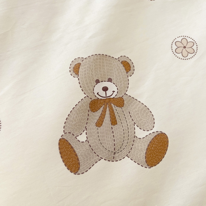 91家纺网 家纺一手货源 找家纺 恩泽 2024新款ins风全棉单品床单天真小熊