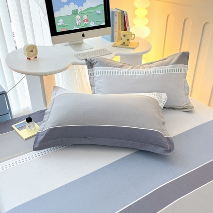 91家纺网 家纺一手货源 找家纺 （总）莱通家纺  2024新款12868印花四件套系列-单枕套