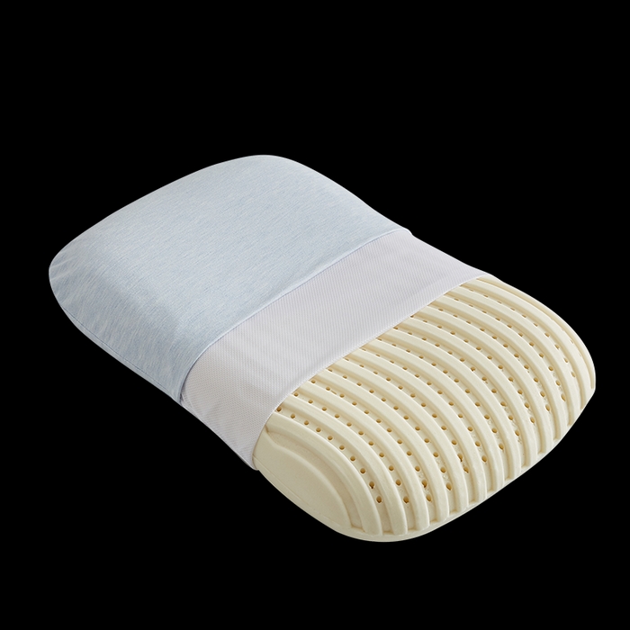 91家纺网 家纺一手货源 找家纺 （总）沃兰国际 2024新款天然乳胶蛋糕枕枕头枕芯50*38*10cm