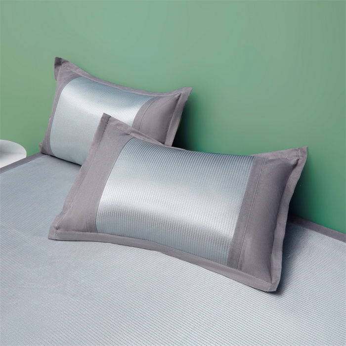 91家纺网 家纺一手货源 找家纺 瑶瑶家居 2024新款碳光冰丝席-量大优惠 冰丝碳光席-冰墩灰