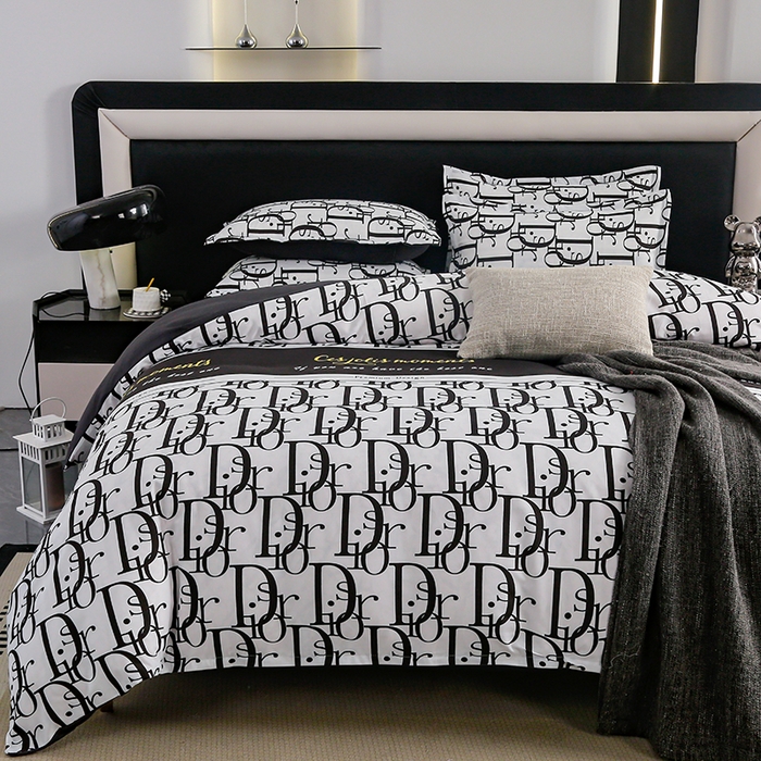 91家纺网 家纺一手货源 找家纺 梦卓家纺 2025新款直播加厚植物羊绒四件套高克重磨毛跨境四件套 大量现货简约时尚