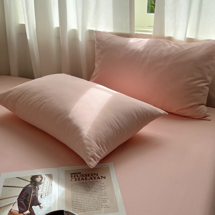 91家纺网 家纺一手货源 找家纺 （总）2025新款全棉纯色单品系列-枕套